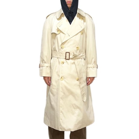 【USED】00'S AQUASCUTUM TRENCH COAT MADE IN ENGLAND