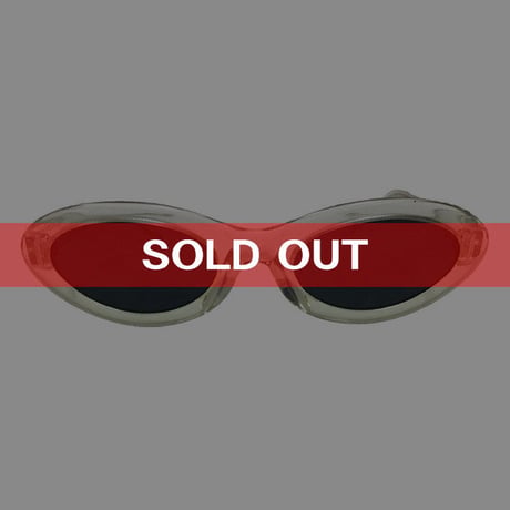 【DEADSTOCK】80'S CYBER-PUNK CLEAR GLASSES