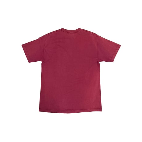 【USED】90's Chocolate Skateboards Script Logo T-Shirt Burgundy
