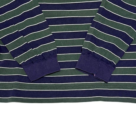 【USED】90's OLD GAP BOADER L/S T-SHIRT
