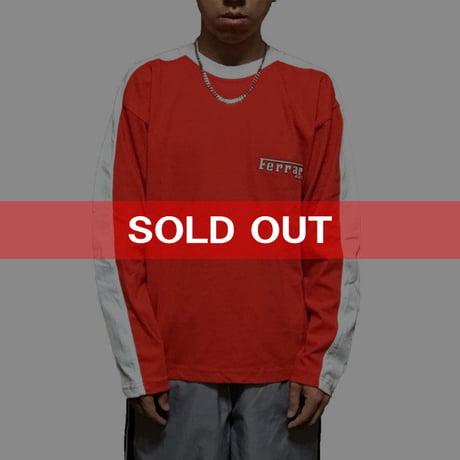 【USED】FERRARI L/S T-SHIRT