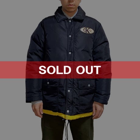 【USED】90'S CK CALVIN KLEIN JEANS PADDED NYLON JACKET
