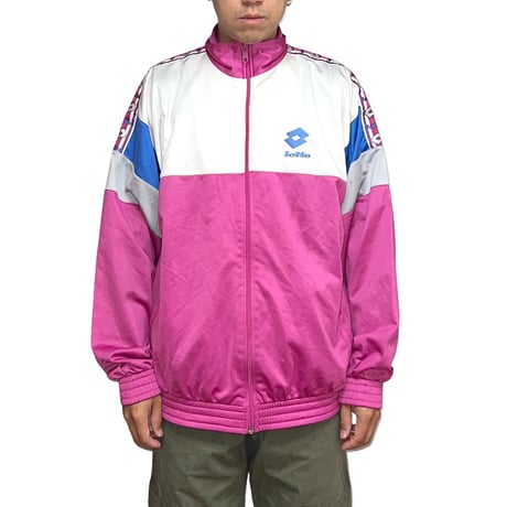 【USED】90's lotto TRACK JACKET PINK