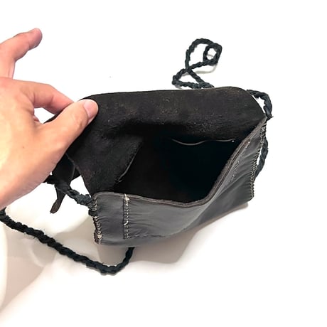 【USED】70's DOG PAW LEATHER MINI SHOULDER BAG