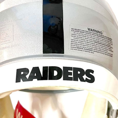 【DEAD STOCK】LOS ANGELES RAIDERS NFL AMERICAN FOOTBALL HELMET