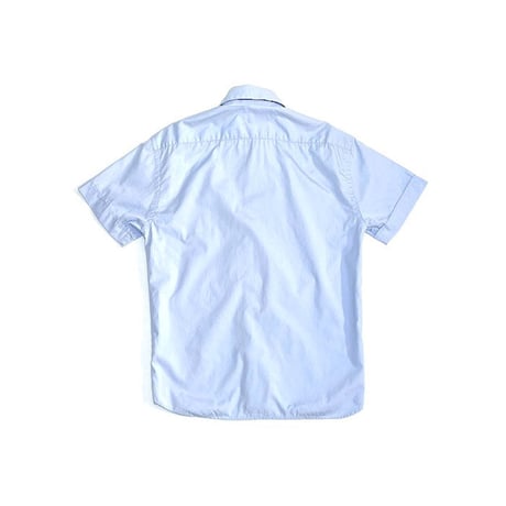 【USED】90'S THIERRY MUGLER OPEN COLLAR S/S SHIRT
