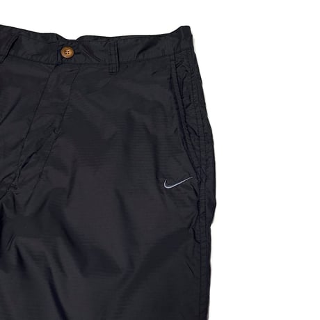 【USED】00's NIKE INT'L RIPSTOP NYLON PANTS BLACK