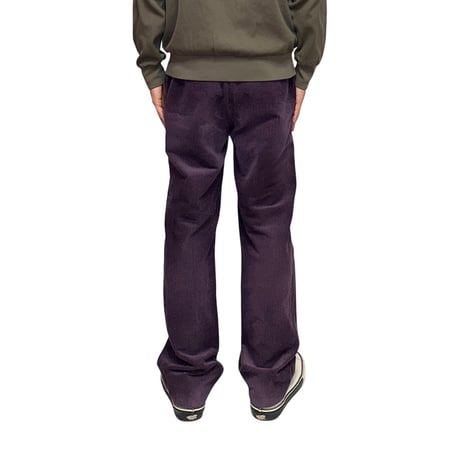 【USED】70's-80's (s.ym) French Deep Purple Corduroy Trousers