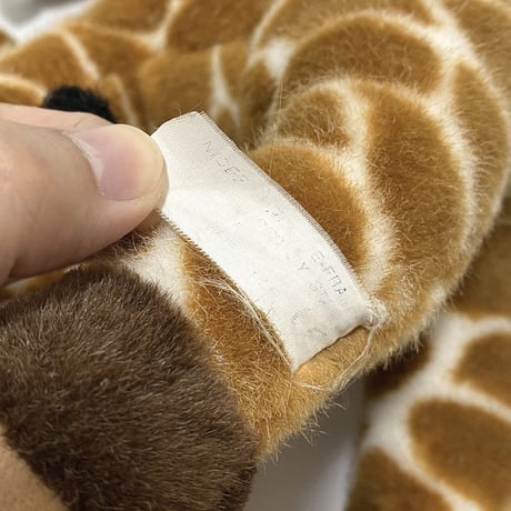 【USED】VINTAGE UNICEF GIRAFFE STUFFED DOLL