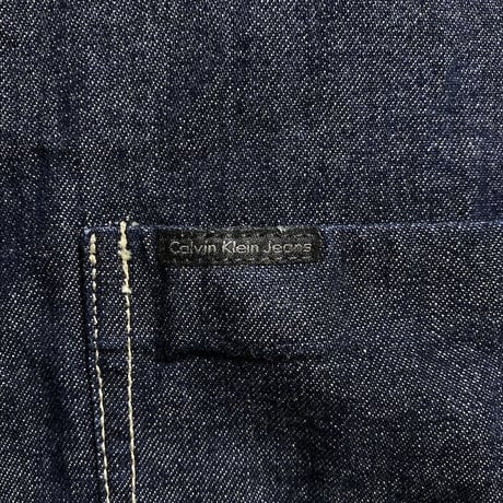 【USED】90'S-00'S CK CALVIN KLEIN JEANS DENIM SHIRT JACKET