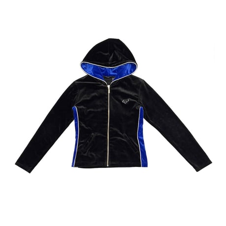 【USED】00's FOX RACING Y2K VELOR ZIP PARKA