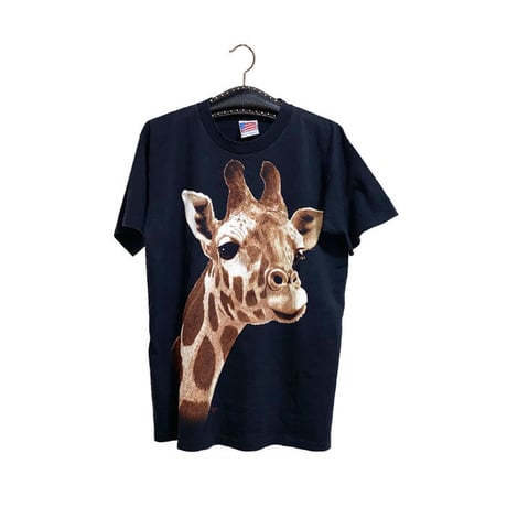 【USED】90'S GIRAFFE T-SHIRT