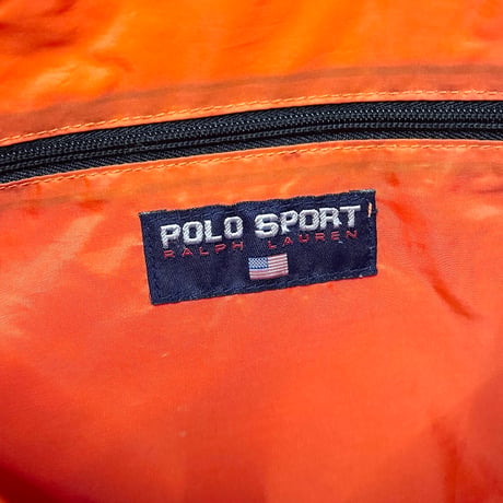 【USED】90's POLO SPORT RALPH LAUREN SHOULDER BAG ORANGE