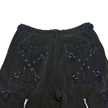 【USED】90's-00's TRIPP nyc BONDAGE BAGGY SHORTS