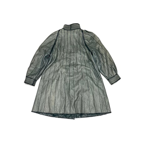 【USED】80's-90's ECO FUR & ECO LEATHER REVERSIBLE COAT