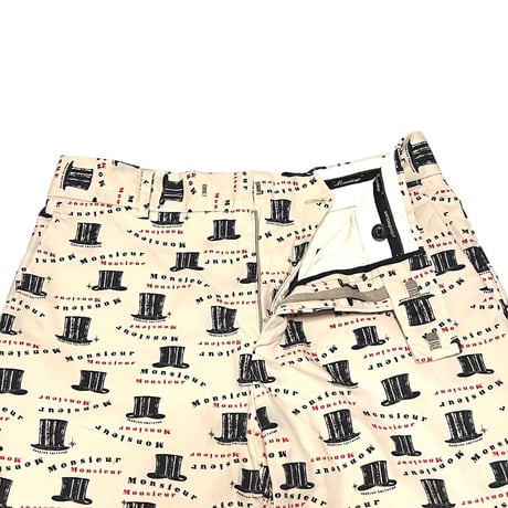 【USED】VICTOR & ROLF Monsieur 2003 SILK HAT PRINTED TROUSERS