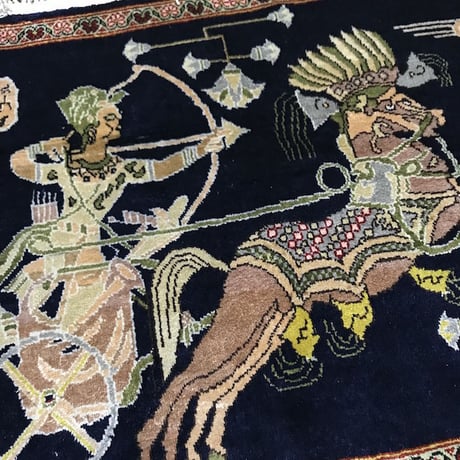 【USED】VINATGE EGYPTIAN CARPET