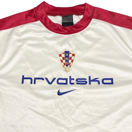 【USED】00's NIKE SOCCER CROATIA NATIONAL TEAM 2002 TRAINING JERSEY