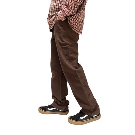 【USED】90'S CRU DESIGNS COTTON PANTS BROWN