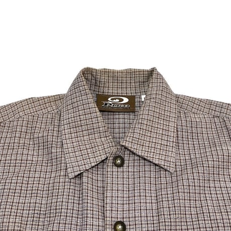 【USED】00'S PIKO S/S CHECK SHIRT