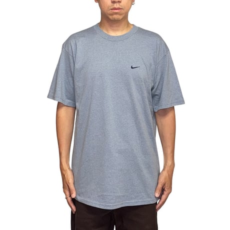 【USED】00's NIKE Mini Swoosh Embroidered T-shirt Slate Blue