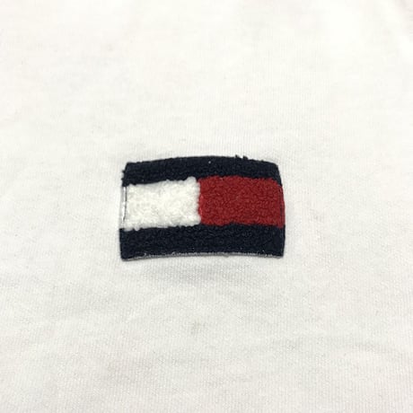 【USED】90'S TOMMY HILFIGER FLAG LOGO WAPPEN SWEATSHIRT