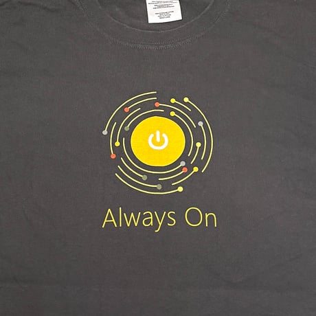 【USED】2010's Microsoft Azure Always On T-SHIRT
