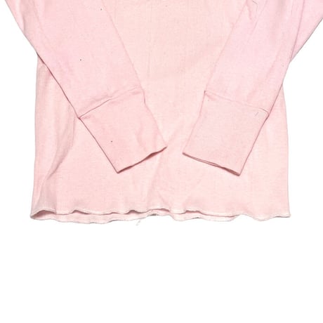 【USED】70'S L/S UNDERWEAR BABY PINK
