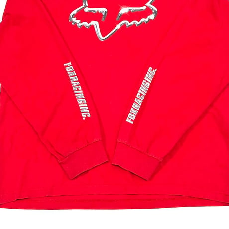 【USED】90'S-00'S FOX RACING INC. L/S T-SHIRT