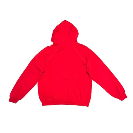 【USED】80's Budweiser "King of Beers" Sweat Hoodie RED