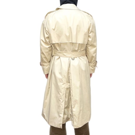 【USED】00'S AQUASCUTUM TRENCH COAT MADE IN ENGLAND
