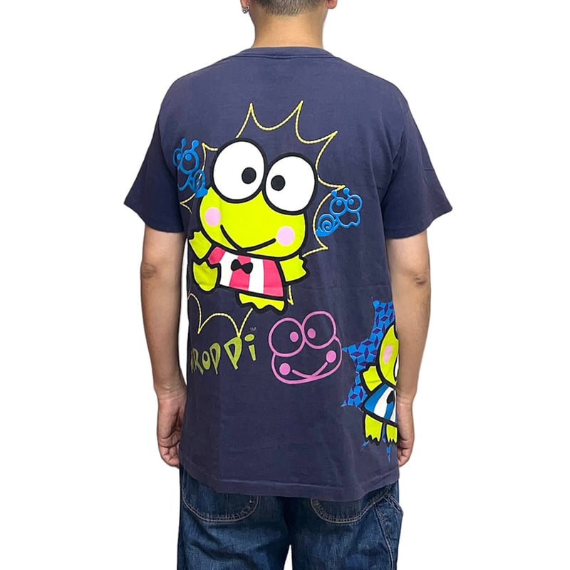 USED】90's SANRIO KERO KERO KEROPPI MULTI PRINT USED】90's SANRIO KERO KERO KEROPPI MULTI PRINT