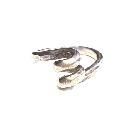 【USED】Vintage Silver 925 Double Loop Ring