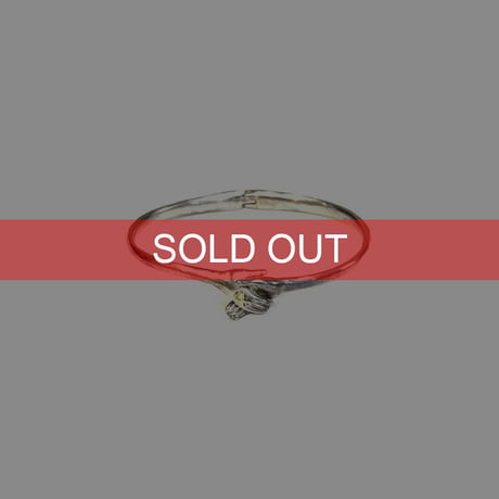 【USED】Vintage SILVER HANDSHAKE BANGLE