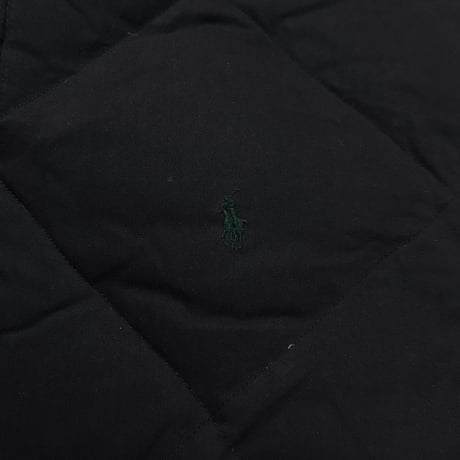 【USED】90's Polo by Ralph Lauren Quilted Down Jacket Black