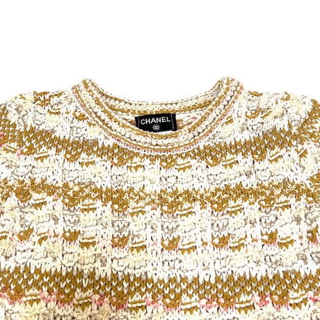 【DEAD STOCK】CHANEL 2015 CRUISE  COLLECTION FANCY TWEED MINI DRESS