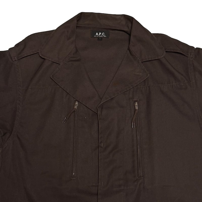 USED】90's A.P.C. F2 Jacket Brown - Made in Fra