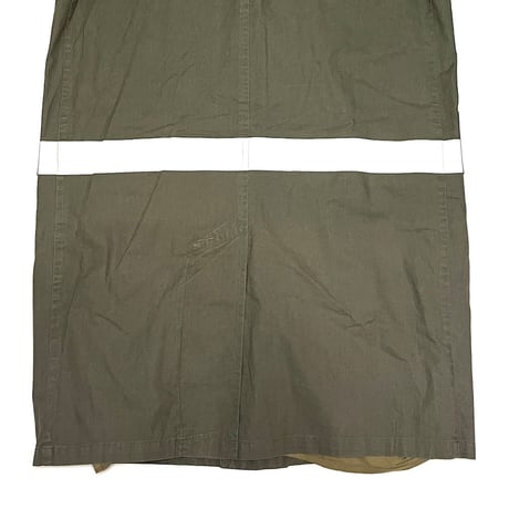 【USED】HELMUT LANG 1999 LINE PAINT FIELD COAT KHAKI