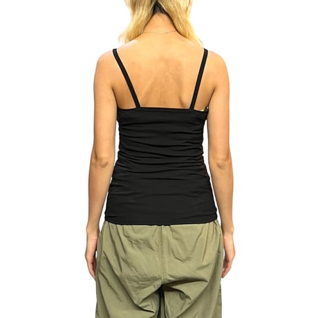 【USED】00's NO BOUNDARIES RIB CAMISOLE BLACK
