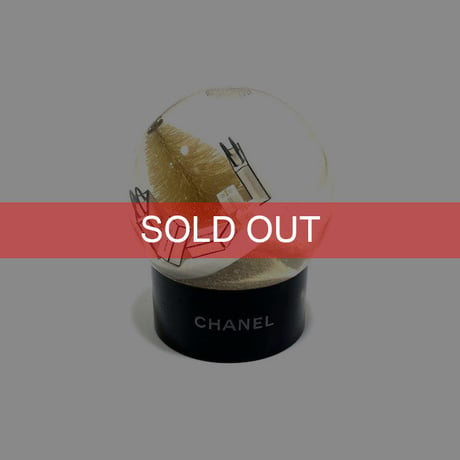 【USED】CHANEL 2012 PROMO NOVELTY SNOW GLOBE DOME
