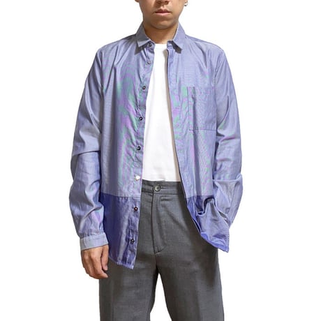 【USED】RICHARD NICOLL SWITCHING SHIRT