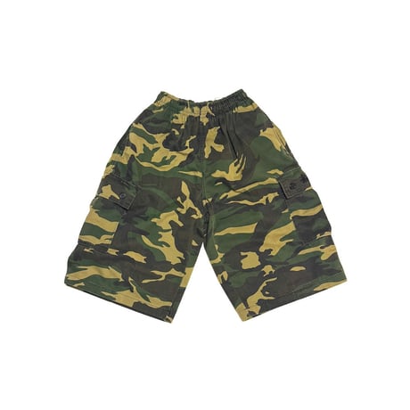 【USED】90's Bootleg STUSSY Camo Cargo Shorts