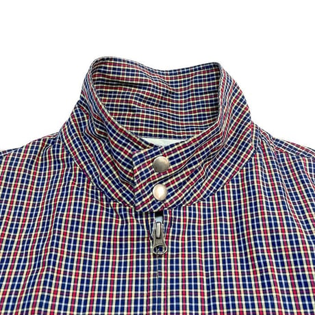 【USED】90'S OLD J.CREW CHECK DRIZZLER JACKET