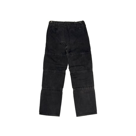 【USED】90's HELMUT LANG VINTAGE COTTON 4-PARTS PANTS BLACK