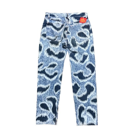 【USED】90'S VIVIENNE WESTWOOD LEOPARD DENIM TROUSERS