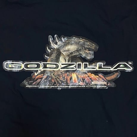 【USED】90'S GODZILLA PADDED HOOD JACKET SIZE:M