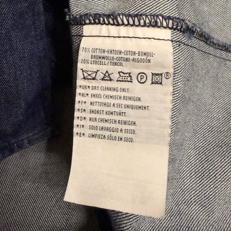 【USED】00's EURO Levi’s Engineered Jeans Denim Balmacaan Coat