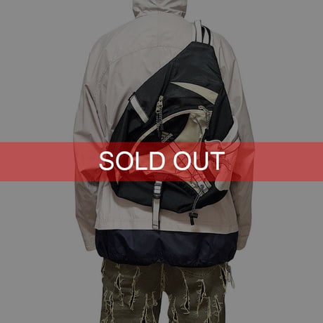 【USED】00'S ADIDAS BODY BAG GRAY × BLACK