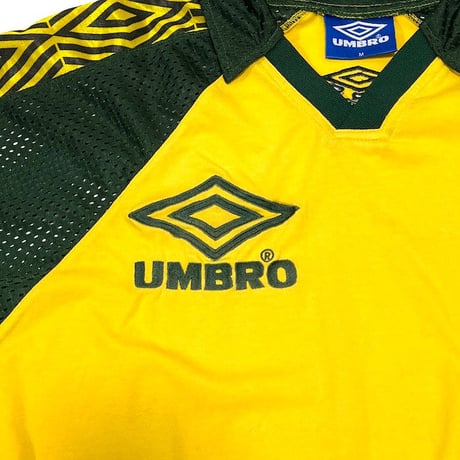 【USED】90'S OLD UMBRO BRAZILIAN COLOR FOOTBALL TRAINING SHIRT