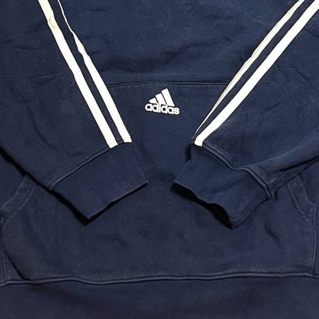 【USED】00'S ADIDAS POCKET CENTER LOGO SWEAT PARKA